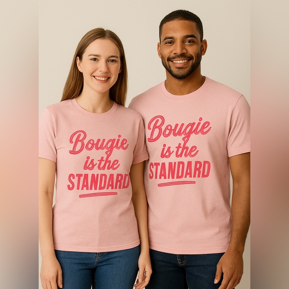 Bougie is the STANDARD Unisex Pink Tee
